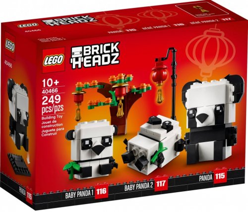 LEGO BrickHeadz Kinesiskt nyår och pandor 40466 | Lego | Bra Leksaker