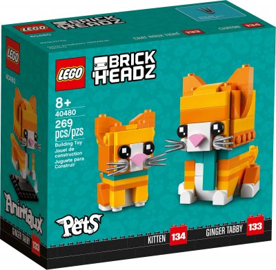 LEGO BrickHeadz Orange tabbykatt 40480