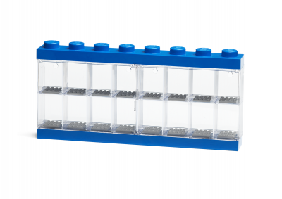 LEGO Minifigure Display Case 16 blå 40660005