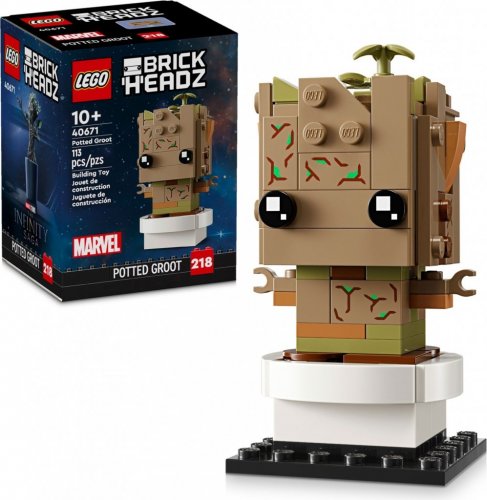 LEGO BrickHeadZ Groot i kruka 40671