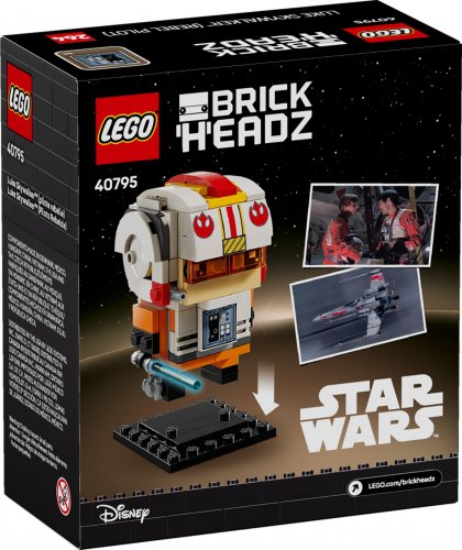 LEGO BrickHeadZ Luke Skywalker Rebel Pilot 40795