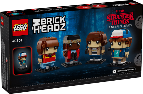 LEGO BrickHeadZ Mike, Dustin, Lucas och Will figurer 40801