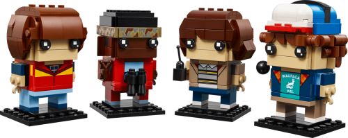 LEGO BrickHeadZ Mike, Dustin, Lucas och Will figurer 40801