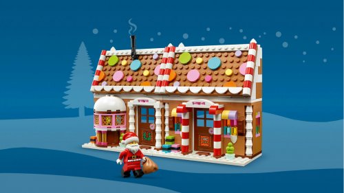 LEGO Juligt pepparkakshus 40809