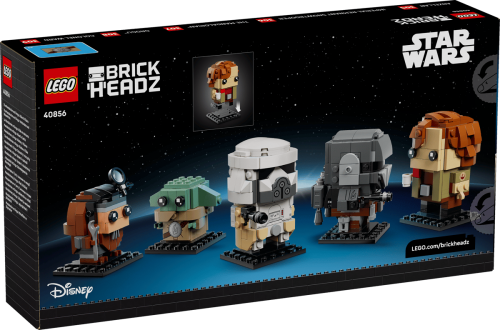 LEGO BrickHeadZ The Mandalorian and Grogu Allies and Villains 40856