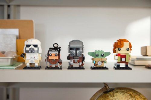 LEGO BrickHeadZ The Mandalorian and Grogu Allies and Villains 40856