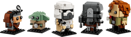 LEGO BrickHeadZ The Mandalorian and Grogu Allies and Villains 40856