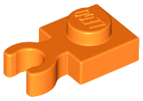 LEGO Plate 1x1 W. Holder Orange B2014-6352223