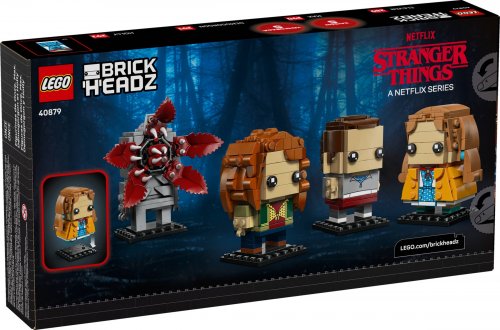 LEGO BrickHeadZ Eleven, Max, Demogorgon och Holly figurer 40879
