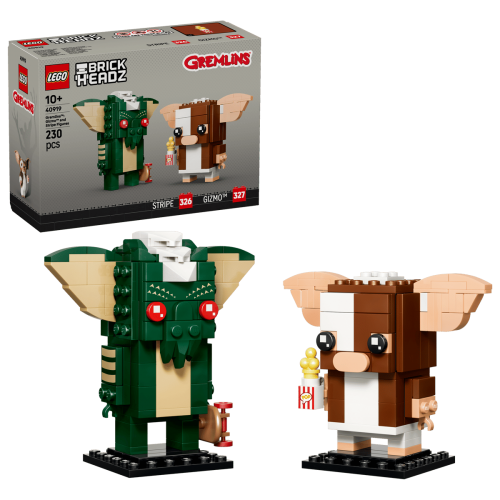 LEGO BrickHeadZ Gremlins: Gizmo och Stripe figurer 40919