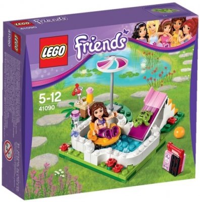 LEGO Friends Olivias trädgårdspool 41090