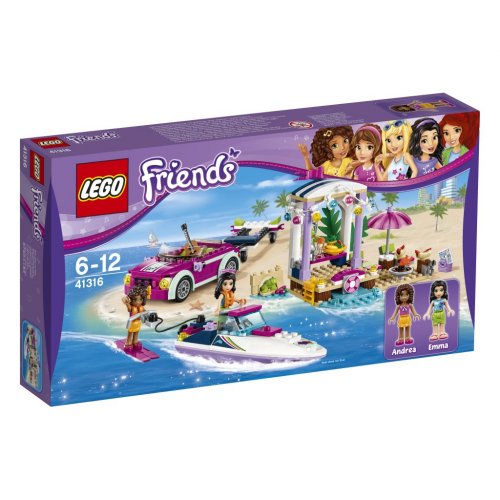 LEGO Friends Andreas transportbil för racerbåtar 41316