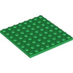 LEGO Plate 8x8 Grön B3968-4161677