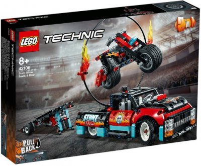 LEGO Technic Stuntuppvisningsbil & Motorcykel 42106