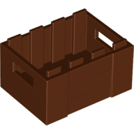 LEGO Låda Rödbrun 3X4 4211185-R336