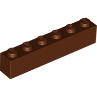 LEGO Brun Brick 1X6 4211193-B271