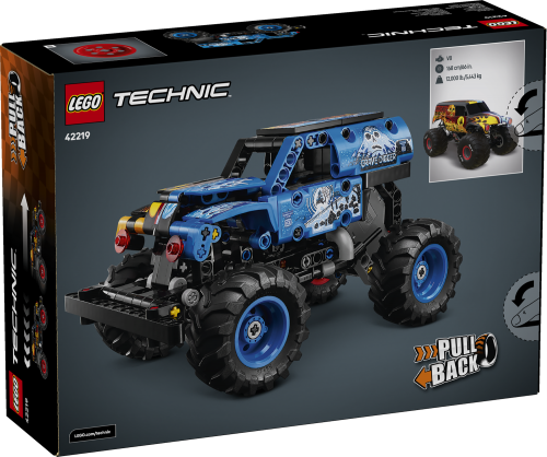 LEGO Technic Monster Jam Grave Digger eld och is 42219