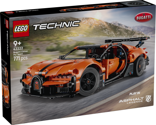 LEGO Technic Bugatti Chiron Pur Sport hyperbil 42222