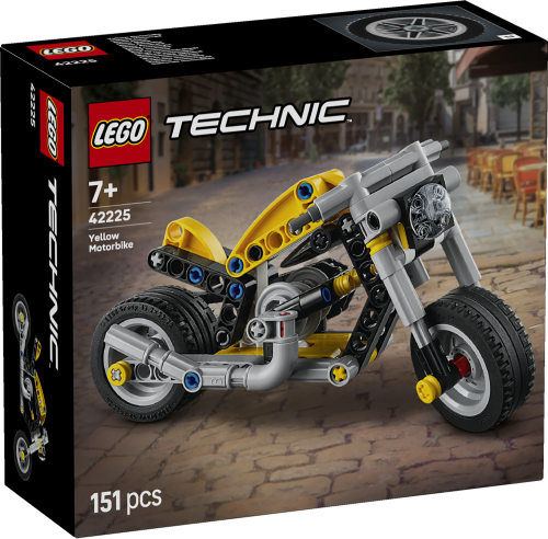 LEGO Technic Gul motorcykel 42225