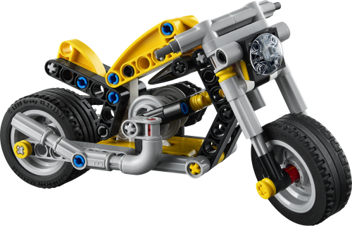 LEGO Technic Gul motorcykel 42225