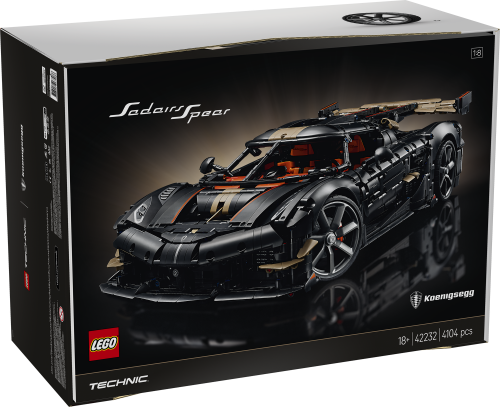 LEGO Technic Koenigsegg Sadair s Spear megabil 42232