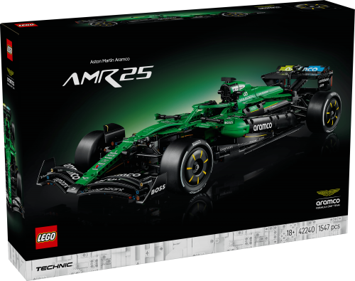 LEGO Technic Aston Martin Aramco AMR25 F1 bil 42240