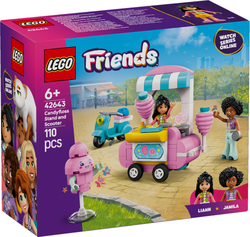 LEGO Friends Sockervaddsstånd och vespa 42643