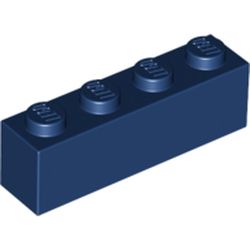 LEGO Brick 1x4 Mörkblå B1722-4264569