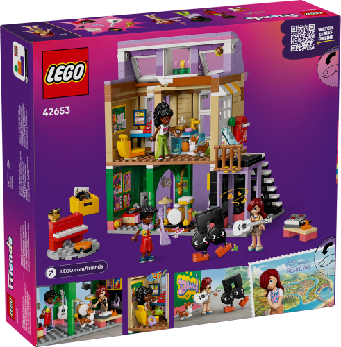 LEGO Friends Musikaffär och lägenhet 42653