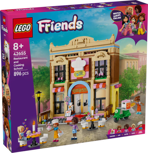 LEGO Friends Restaurang och matlagningsskola 42655