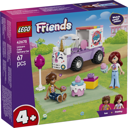 LEGO Friends 4+ Enhörningsbil för tårtleveranser 42675