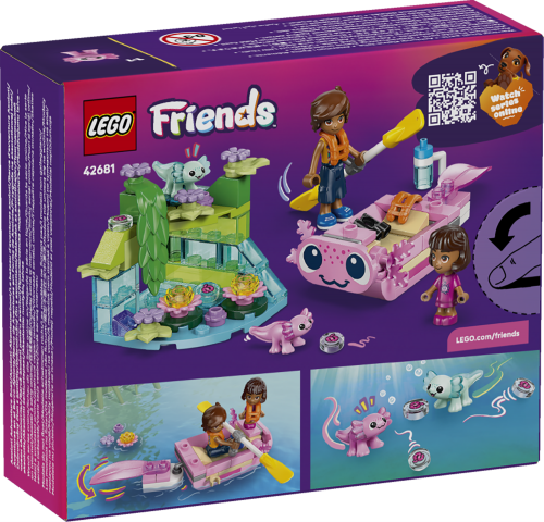 LEGO Friends Äventyrsbåt med axolotler 42681
