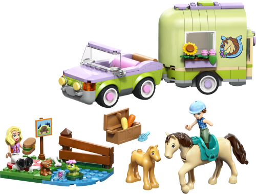 LEGO Friends Släp med häst och föl 42695