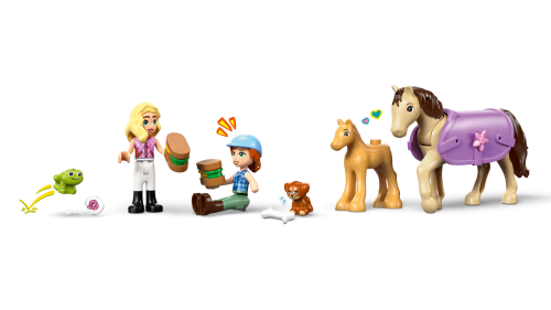 LEGO Friends Släp med häst och föl 42695