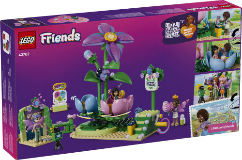 LEGO Friends Snurrande tekoppskarusell med blom och älvtema 42702