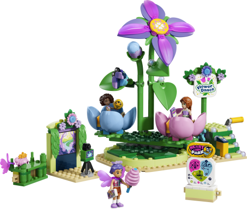LEGO Friends Snurrande tekoppskarusell med blom och älvtema 42702