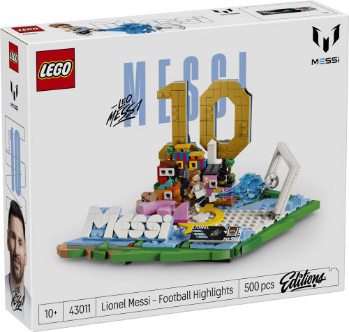 LEGO Editions Lionel Messi fotbollshöjdpunkter 43011