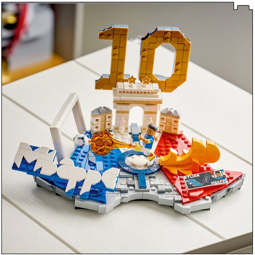 LEGO Editions Kylian Mbappé fotbollshöjdpunkter 43013