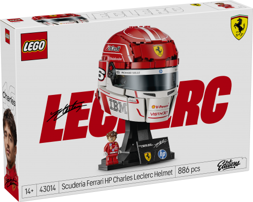LEGO Editions Scuderia Ferrari HP Charles Leclerc hjälm 43014