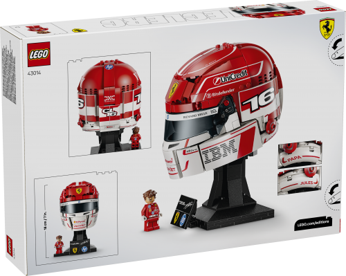 LEGO Editions Scuderia Ferrari HP Charles Leclerc hjälm 43014