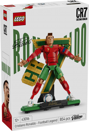 LEGO Editions Cristiano Ronaldo fotbollslegend 43016