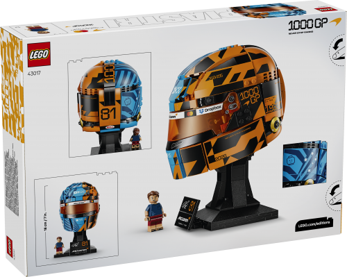 LEGO Editions McLaren Mastercard F1 Team Oscar Piastri Hjälm 43017