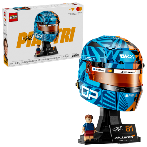 LEGO Editions McLaren Mastercard F1 Team Oscar Piastri Hjälm 43017