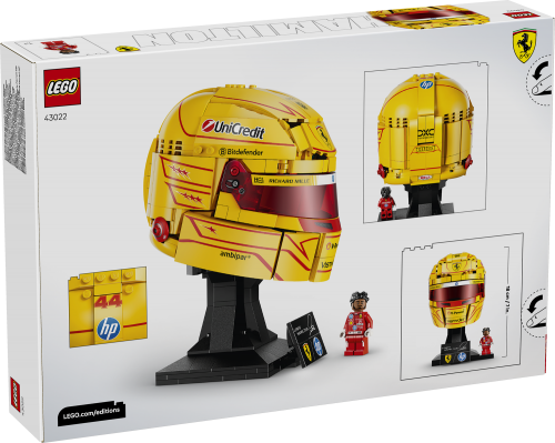 LEGO Editions Scuderia Ferrari HP Lewis Hamilton hjälm 43022