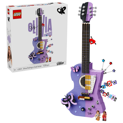 LEGO Editions Olivia Rodrigos tvåfärgade gitarr 43031