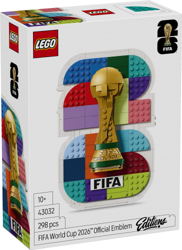 LEGO Editions Fotbolls VM 2026 officiellt emblem 43032