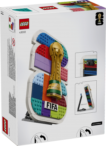 LEGO Editions Fotbolls VM 2026 officiellt emblem 43032