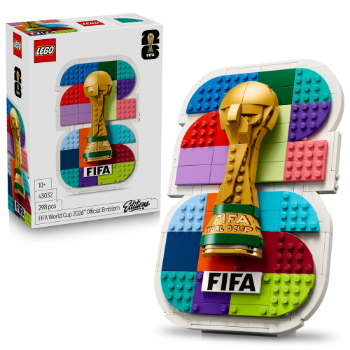 LEGO Editions Fotbolls VM 2026 officiellt emblem 43032