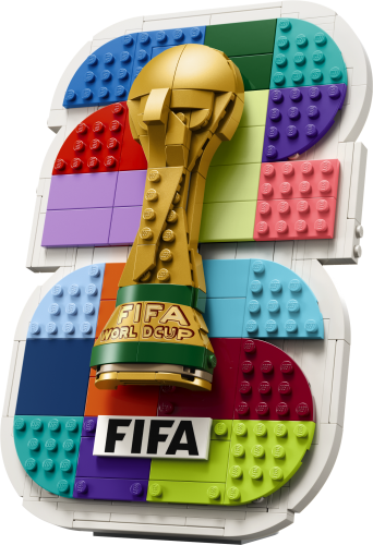 LEGO Editions Fotbolls VM 2026 officiellt emblem 43032