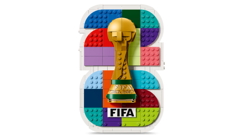 LEGO Editions Fotbolls VM 2026 officiellt emblem 43032